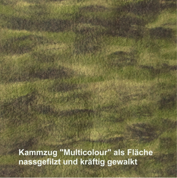 Merinokammzug Multicolor "Grüntöne" 50g